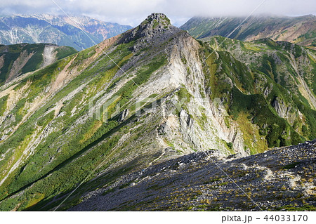 鷲羽岳からのワリモ岳 鷲羽岳からのワリモ岳 44033170