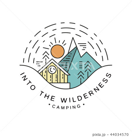 Camping into the wilderness logo design, travel, adventure, alpinism, mountaineering and outdoor Camping into the wilderness logo design, travel, adventure, alpinism, mountaineering and outdoor 44034570