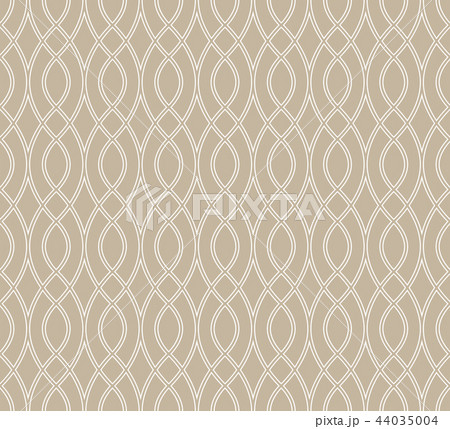 The geometric pattern with wavy lines. Seamless  44035004