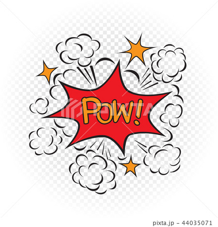pow explode cartoon illustration pow explode cartoon illustration 44035071