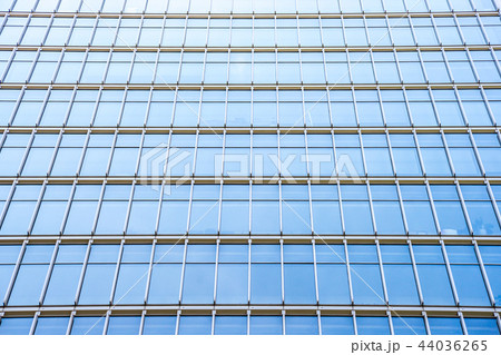 blue glass, building, skyscrapers, perspective 44036265