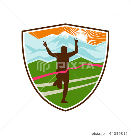 Victorious Marathon Runner Shield Victorious Marathon Runner Shield 44036312