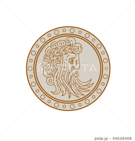 Jupiter God of Light and Sky Mono Line 44036408