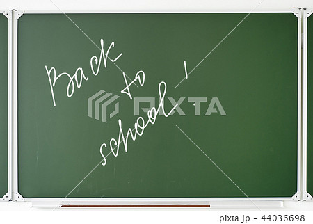 School blackboard Back to school 44036698