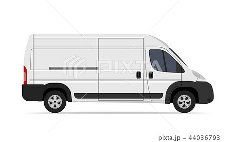 Cargo Van Mini Bus vector 44036793