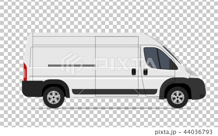 Cargo Van Mini Bus vector 44036793