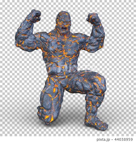Stone man - Stock Illustration [44038959] - PIXTA