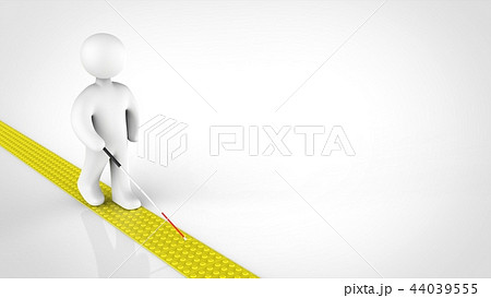 視覚障害者　左 44039555