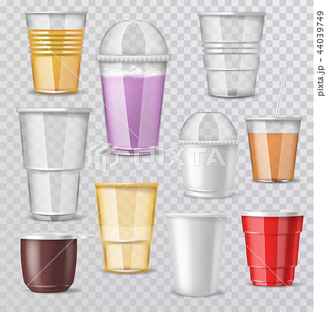 Plastic glass vector empty plastic-cup or blank coffee-cup mockup disposable drinks container for Plastic glass vector empty plastic-cup or blank coffee-cup mockup disposable drinks container for 44039749