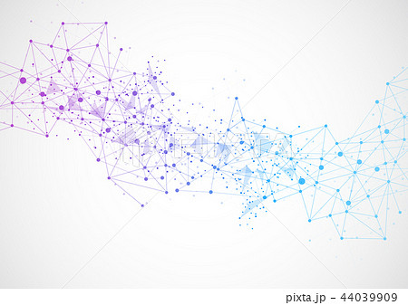 Abstract Connecting Dots And Linesのイラスト素材 [44039909] - PIXTA