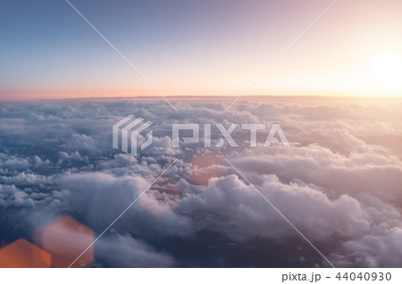 Bird eye view of upper cloud´s layer. Bird eye view of upper cloud´s layer. 44040930
