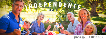 Composite image of happy independence day 44041697