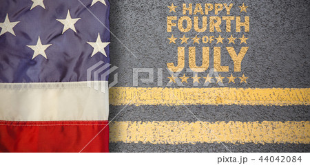 Composite image of creased us flag Composite image of creased us flag 44042084