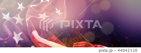 Composite image of united states flag 44042116