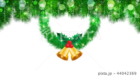 クリスマス　モミの木　冬　背景  44042369