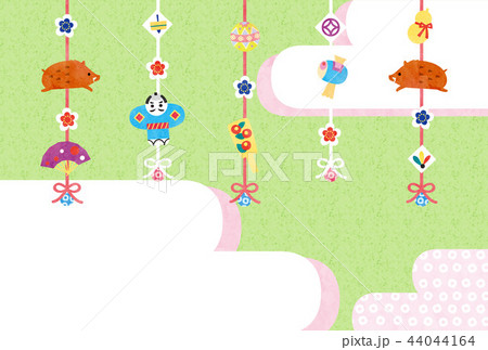 亥年-年賀状テンプレート 44044164