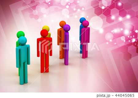 Different peoples in a team Different peoples in a team 44045065