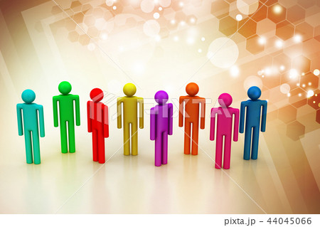 Different peoples in a team Different peoples in a team 44045066