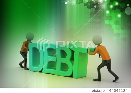 3d man pushing the dollar sign 3d man pushing the dollar sign 44045124