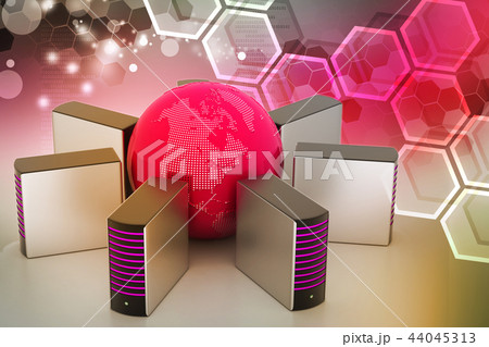 Global networking concept 44045313