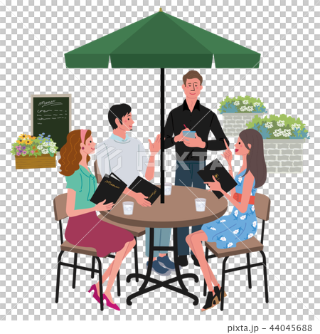 Order by cafe - Stock Illustration [44045688] - PIXTA