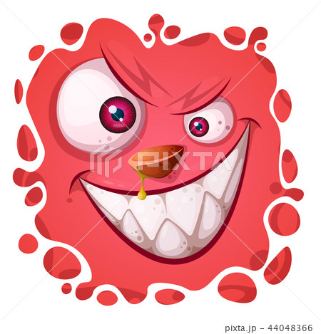 Cartoon funny, cute monster character. Halloween illustration. 44048366