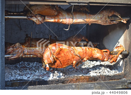 grilled lamb. roasted lamb grilled lamb. roasted lamb 44049806