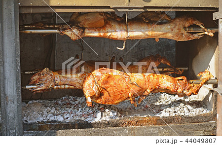 grilled lamb. roasted lamb grilled lamb. roasted lamb 44049807