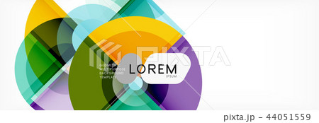 Abstract background bright circles geometric design Abstract background bright circles geometric design 44051559