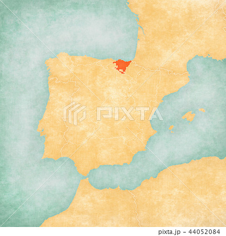Map of Iberian Peninsula - Basque Country 44052084