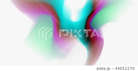 Color flowing wave, trendy liquid design template Color flowing wave, trendy liquid design template 44052270