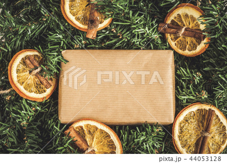 pine branches, craft gift, dried oranges, cinnamon pine branches, craft gift, dried oranges, cinnamon 44053128