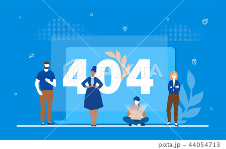 Error 404 page - flat design style colorful illustration 44054713
