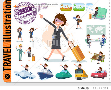 flat type business women Bad condition_travel 44055264