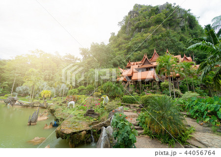 Wat Tham Khao Wong The temple is made of teak. Wat Tham Khao Wong The temple is made of teak. 44056764