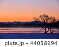 桧原湖の夜明け 44058994