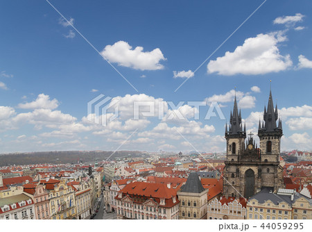 Prague roof tops(Old Town district),Czech Republic 44059295