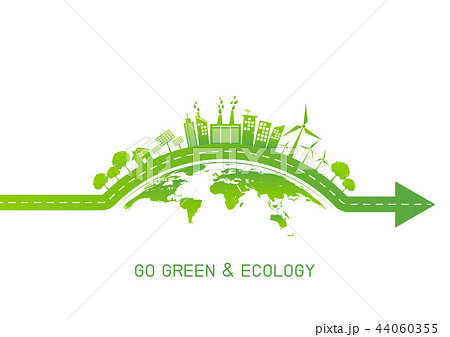 Green city on earth for Go green and Ecology 44060355
