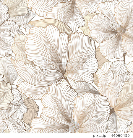 Floral seamless pattern Flower textured background Floral seamless pattern Flower textured background 44060439