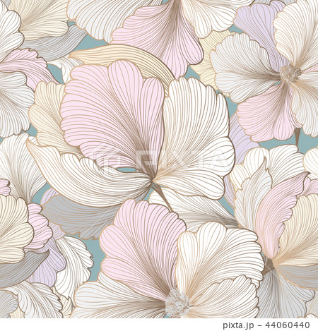 Floral seamless pattern. Flower garden background 44060440