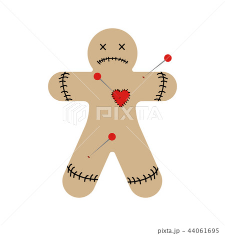 Voodoo doll illustration 44061695