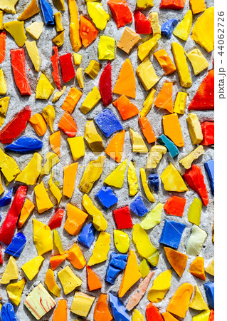 Background texture from the colorful mosaic tiles 44062726