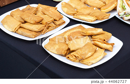 Homemade fried pancakes stuffed  44062727