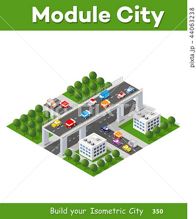 The bridge skyway of urban 44063238