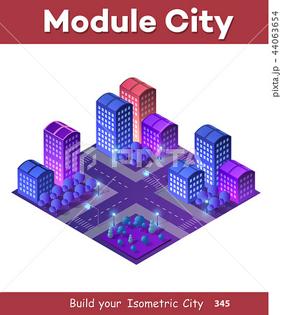 Isometric ultra city concept 44063654