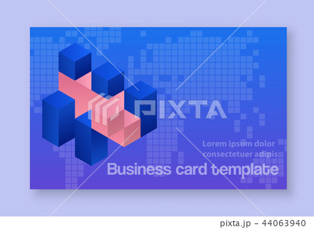 Template business card Template business card 44063940