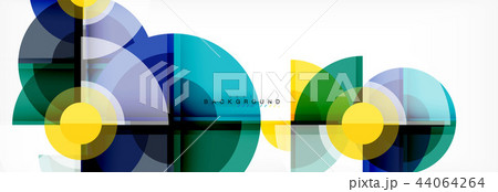 Abstract background bright circles geometric design Abstract background bright circles geometric design 44064264