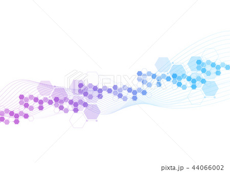 Abstract connecting dots and lines molecule Abstract connecting dots and lines molecule 44066002