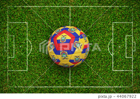 Composite image of football in ecuador colours Composite image of football in ecuador colours 44067922