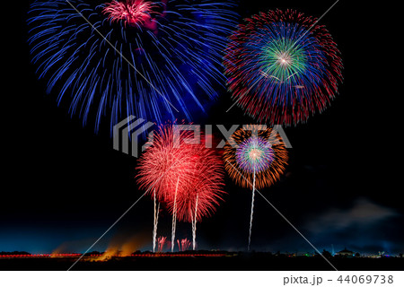 新潟県　長岡まつり大花火大会　比較明合成 44069738